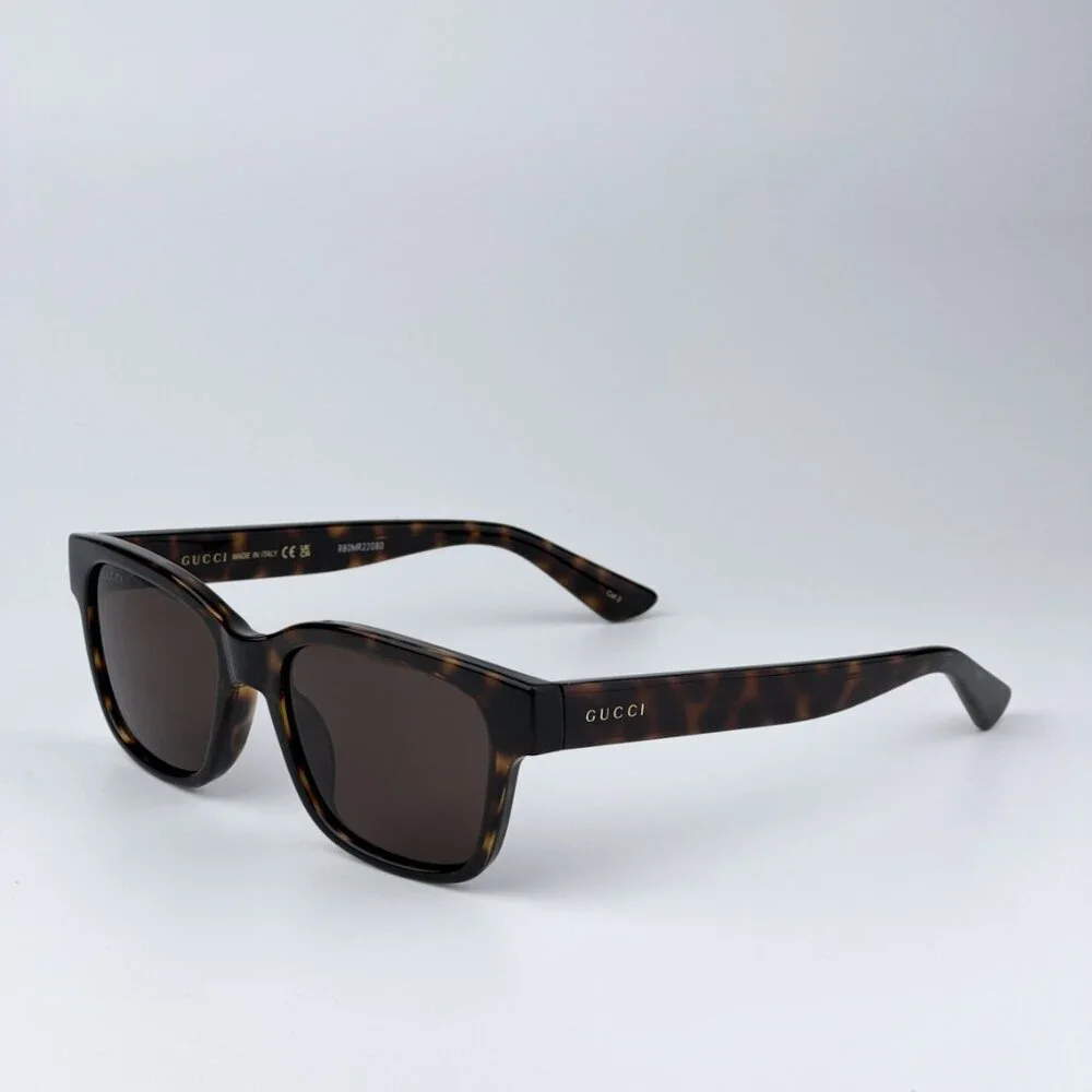 Gucci GG1716S 002 BRAND NEW Sunglasses Havana Brown Square Unisex